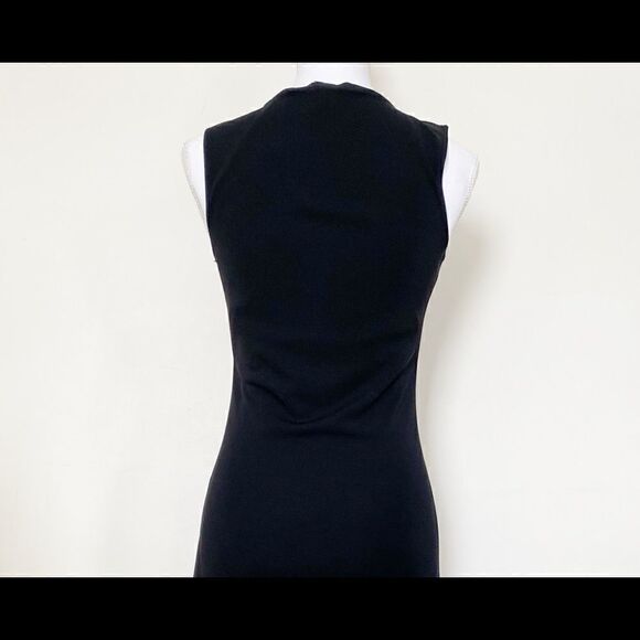 Gap Black Tie Front Tank Dress Size Small - Picture 6 of 8